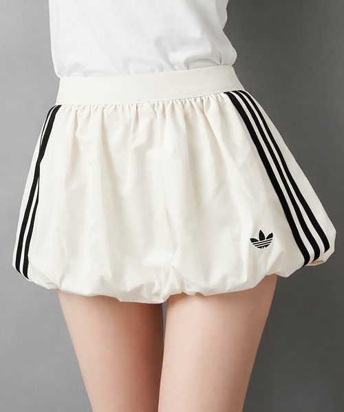 adidas（アディダス）の「【adidas/アディダス】バルーンミニスカート（スカート・レディース・ブラック/オフホワイト・M）」の17枚目の写真