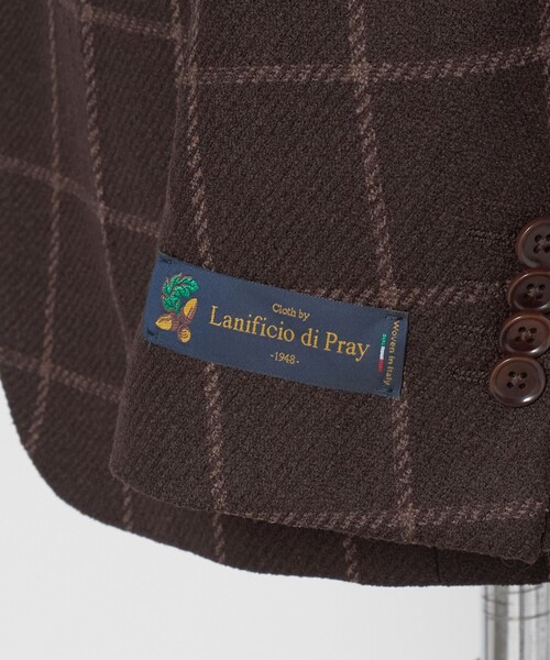 UNITED ARROWS（ユナイテッドアローズ）の「ブークレ ウィンドウペン シングル 3ボタン テーラードジャケット CーMODEL（テーラードジャケット・メンズ・ダークブラウン・46/50/48）」の10枚目の写真