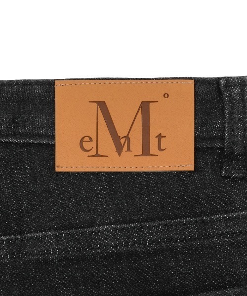 MUCENT(ムセント)の「A'GEM/9 × .kom 『MUCENT/ムセント』 SLAITE BOOTS CUT DENIM PANTS/スレートブーツカットデニム パンツ(デニムパンツ・レディース・ブラック・M/S)」の3枚目の写真
