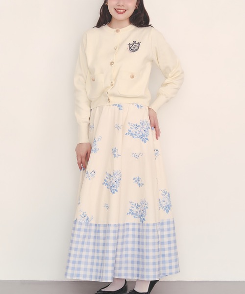 Cath Kidston（キャスキッドソン）の「ボリュームフレアスカート（スカート・レディース・パープル/サックスブルー/アイボリー・M/S）」の14枚目の写真