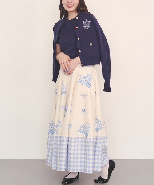 Cath Kidston（キャスキッドソン）の「ボリュームフレアスカート（スカート・レディース・パープル/サックスブルー/アイボリー・M/S）」の16枚目の写真