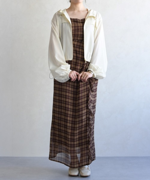 31 Sons de mode（トランテアン　ソン　ドゥ　モード）の「2026春夏新作 フードシアーブルゾン（ブルゾン・レディース・オフホワイト/ピンク/ブラウン・ﾌﾘ-）」の11枚目の写真