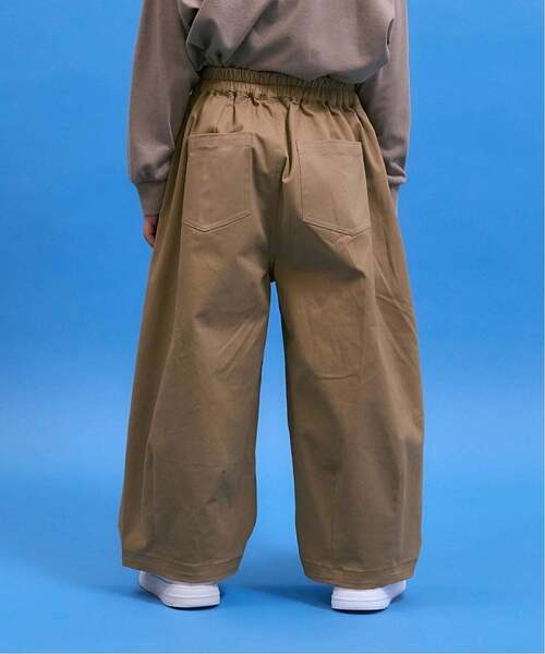 b・ROOM（ビールーム）の「ボリュームバルーンパンツ【MNCM】（その他パンツ・キッズ・チャコール/ベージュ/ブラック/カーキ/アイボリー・150cm/120cm/130cm/140cm/110cm）」の20枚目の写真