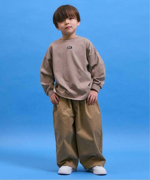 b・ROOM（ビールーム）の「ボリュームバルーンパンツ【MNCM】（その他パンツ・キッズ・チャコール/ベージュ/ブラック/カーキ/アイボリー・150cm/120cm/130cm/140cm/110cm）」の19枚目の写真
