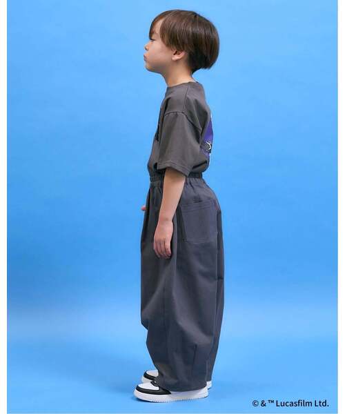 b・ROOM（ビールーム）の「ボリュームバルーンパンツ【MNCM】（その他パンツ・キッズ・チャコール/ベージュ/ブラック/カーキ/アイボリー・150cm/120cm/130cm/140cm/110cm）」の14枚目の写真