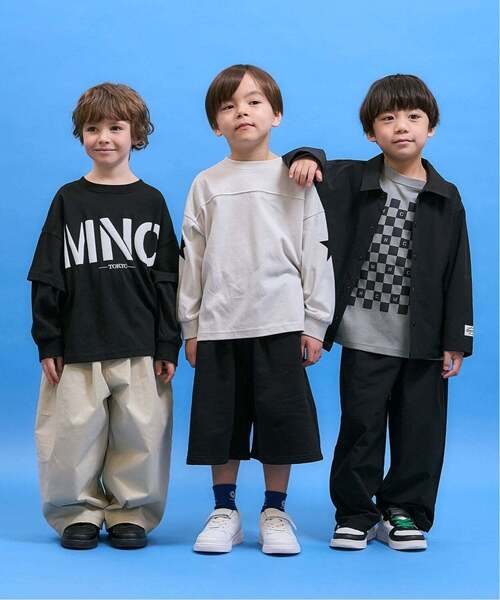 b・ROOM（ビールーム）の「ボリュームバルーンパンツ【MNCM】（その他パンツ・キッズ・チャコール/ベージュ/ブラック/カーキ/アイボリー・150cm/120cm/130cm/140cm/110cm）」の12枚目の写真