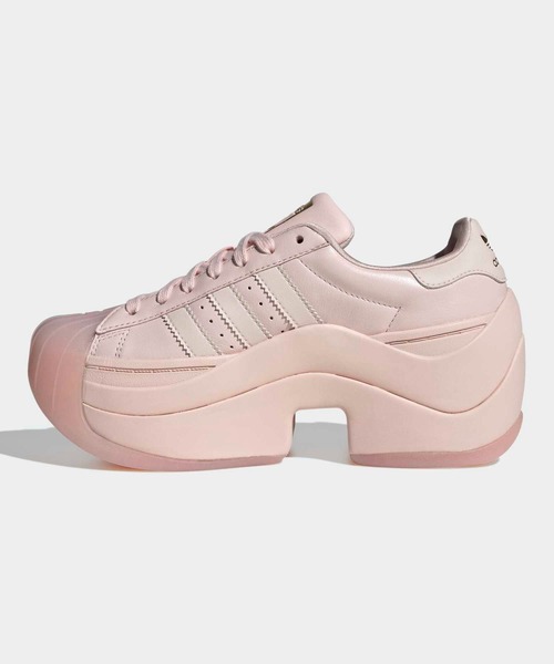 adidas（アディダス）の「SST ボールド / SUPERSTAR BOLD / 厚底スニーカー / アディダスオリジナルス adidas Originals（スニーカー・レディース・ピンク・28.0cm/27.5cm/27.0cm/26.5cm/26.0cm/25.5cm/22.0cm/25.0cm/24.5cm/24.0cm/23.5cm/23.0cm/22.5cm）」の6枚目の写真