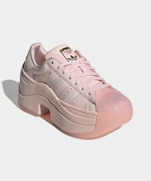 adidas（アディダス）の「SST ボールド / SUPERSTAR BOLD / 厚底スニーカー / アディダスオリジナルス adidas Originals（スニーカー・レディース・ピンク・28.0cm/27.5cm/27.0cm/26.5cm/26.0cm/25.5cm/22.0cm/25.0cm/24.5cm/24.0cm/23.5cm/23.0cm/22.5cm）」の4枚目の写真