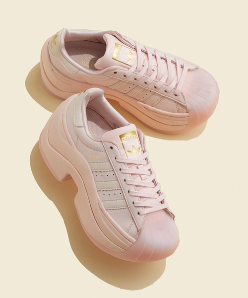 adidas（アディダス）の「SST ボールド / SUPERSTAR BOLD / 厚底スニーカー / アディダスオリジナルス adidas Originals（スニーカー・レディース・ピンク・28.0cm/27.5cm/27.0cm/26.5cm/26.0cm/25.5cm/22.0cm/25.0cm/24.5cm/24.0cm/23.5cm/23.0cm/22.5cm）」の12枚目の写真