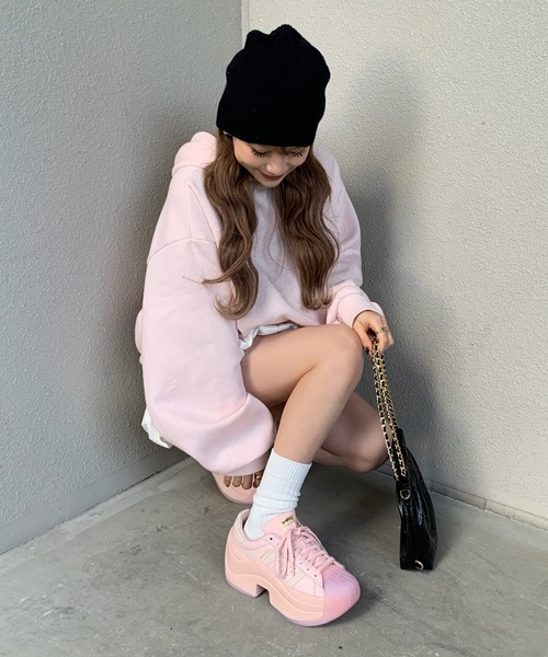 adidas（アディダス）の「SST ボールド / SUPERSTAR BOLD / 厚底スニーカー / アディダスオリジナルス adidas Originals（スニーカー・レディース・ピンク・28.0cm/27.5cm/27.0cm/26.5cm/26.0cm/25.5cm/22.0cm/25.0cm/24.5cm/24.0cm/23.5cm/23.0cm/22.5cm）」の13枚目の写真