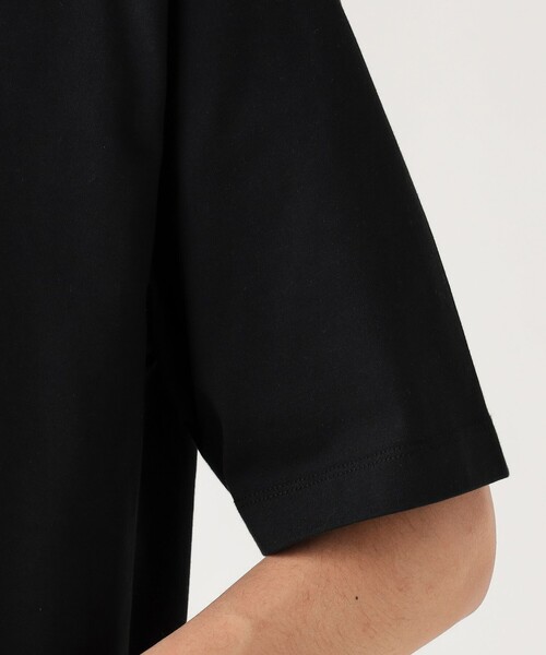 BEAMS HEART(ビームスハート)の「【ユニセックス】スキッパー ヘンリーネック Tシャツ(接触冷感)(Tシャツ/カットソー・メンズ・ホワイト/ブラック・L/M/S/XL)」の12枚目の写真