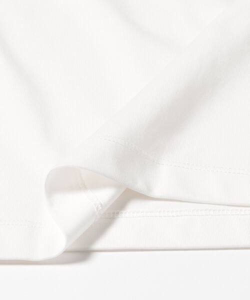 BEAMS HEART(ビームスハート)の「【ユニセックス】スキッパー ヘンリーネック Tシャツ(接触冷感)(Tシャツ/カットソー・メンズ・ホワイト/ブラック・L/M/S/XL)」の18枚目の写真