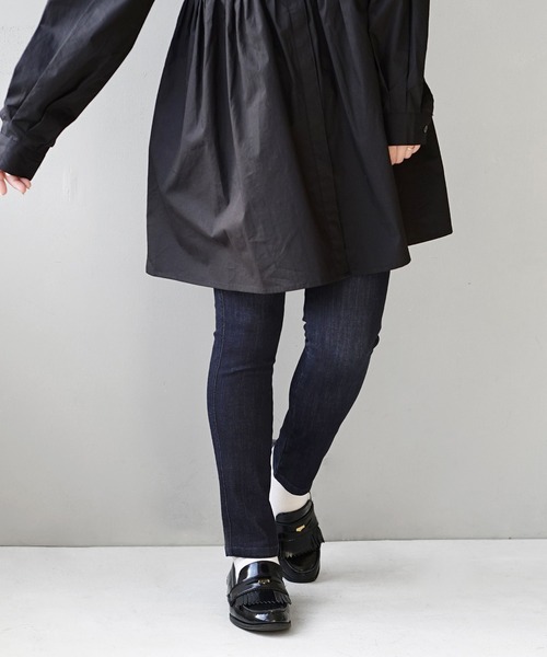 zootie(ズーティー)の「エアパンツ(その他パンツ・レディース・ブラック系その他/ホワイト×ブラック/ブラック×グリーン/オリーブ/ライトブルー/ブラック/グレー系その他/アイボリー/ブラック系その他2/ブラック×グレー/ネイビー/インディゴブルー/ライトインディゴブルー/チャコール/ベージュ/ダークベージュ/ケミカルウォッシュ/ホワイト系その他・S/M/L/S1/M1/L1/LL1/LL)」の16枚目の写真