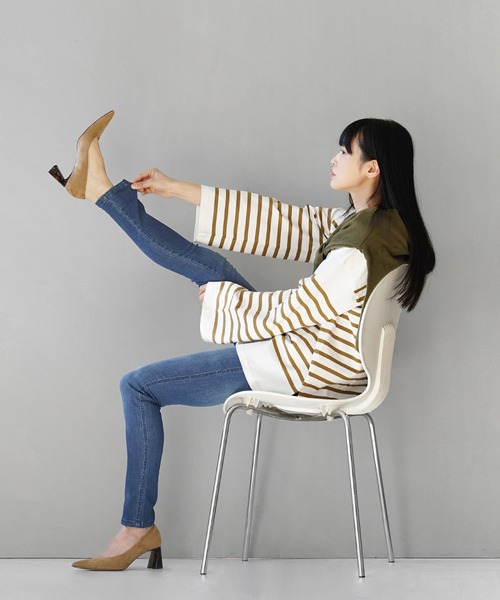 zootie(ズーティー)の「エアパンツ(その他パンツ・レディース・ブラック系その他/ホワイト×ブラック/ブラック×グリーン/オリーブ/ライトブルー/ブラック/グレー系その他/アイボリー/ブラック系その他2/ブラック×グレー/ネイビー/インディゴブルー/ライトインディゴブルー/チャコール/ベージュ/ダークベージュ/ケミカルウォッシュ/ホワイト系その他・S/M/L/S1/M1/L1/LL1/LL)」の20枚目の写真