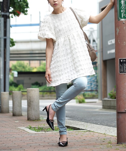 zootie(ズーティー)の「エアパンツ(その他パンツ・レディース・ブラック系その他/ホワイト×ブラック/ブラック×グリーン/オリーブ/ライトブルー/ブラック/グレー系その他/アイボリー/ブラック系その他2/ブラック×グレー/ネイビー/インディゴブルー/ライトインディゴブルー/チャコール/ベージュ/ダークベージュ/ケミカルウォッシュ/ホワイト系その他・S/M/L/S1/M1/L1/LL1/LL)」の22枚目の写真