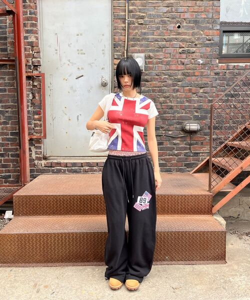 Midnight Move(ミッドナイトムーブ)の「england t (grey)(Tシャツ/カットソー・レディース・その他・FREE)」の4枚目の写真