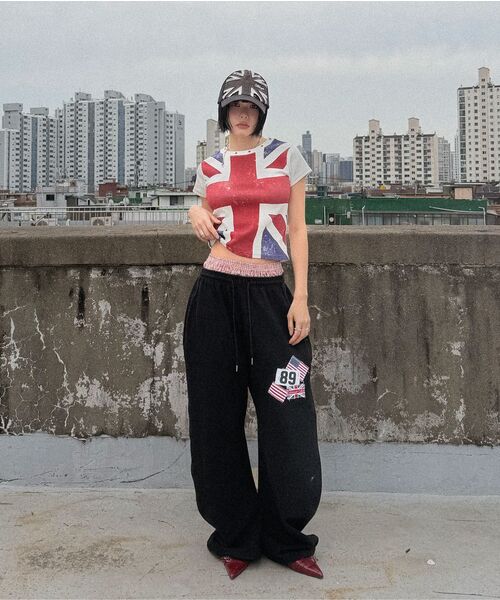 Midnight Move(ミッドナイトムーブ)の「england t (grey)(Tシャツ/カットソー・レディース・その他・FREE)」の5枚目の写真