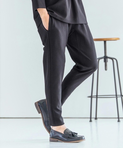 Magine(マージン)の「mp14829-Textured Ponte Fabric Easy Pants イージーパンツ(MGN-261-044)(その他パンツ・メンズ・ホワイト/チャコール/ブラック・48/46/44)」の3枚目の写真