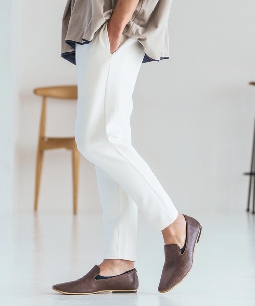Magine(マージン)の「mp14829-Textured Ponte Fabric Easy Pants イージーパンツ(MGN-261-044)(その他パンツ・メンズ・ホワイト/チャコール/ブラック・48/46/44)」の8枚目の写真