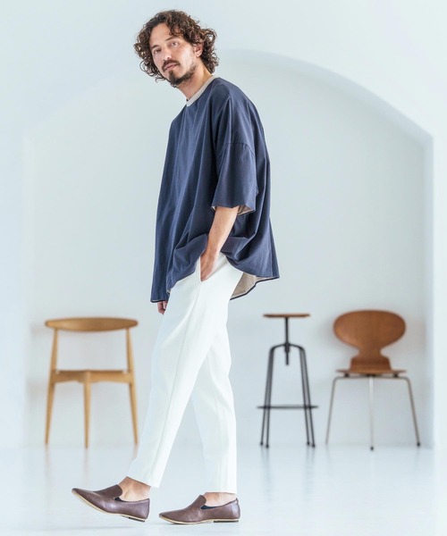 Magine(マージン)の「mp14829-Textured Ponte Fabric Easy Pants イージーパンツ(MGN-261-044)(その他パンツ・メンズ・ホワイト/チャコール/ブラック・48/46/44)」の5枚目の写真