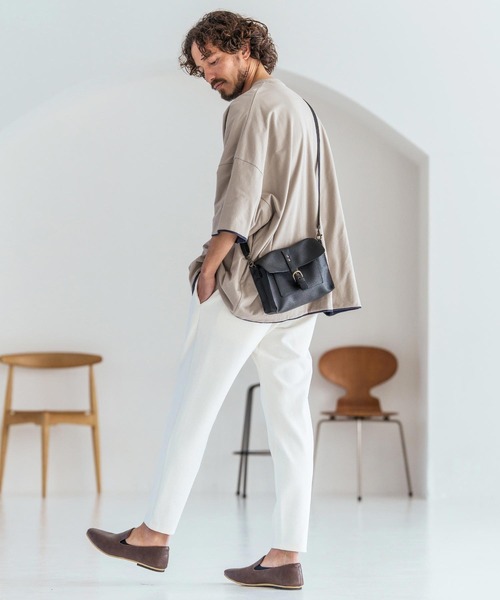 Magine(マージン)の「mp14829-Textured Ponte Fabric Easy Pants イージーパンツ(MGN-261-044)(その他パンツ・メンズ・ホワイト/チャコール/ブラック・48/46/44)」の10枚目の写真