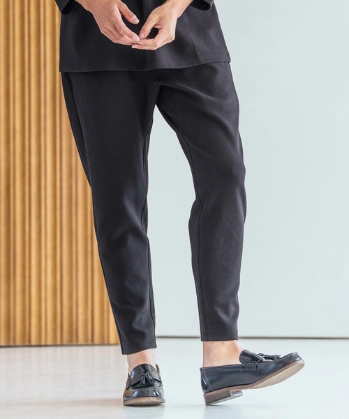 Magine(マージン)の「mp14829-Textured Ponte Fabric Easy Pants イージーパンツ(MGN-261-044)(その他パンツ・メンズ・ホワイト/チャコール/ブラック・48/46/44)」の13枚目の写真