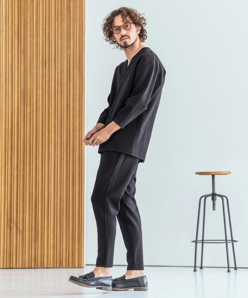 Magine(マージン)の「mp14829-Textured Ponte Fabric Easy Pants イージーパンツ(MGN-261-044)(その他パンツ・メンズ・ホワイト/チャコール/ブラック・48/46/44)」の16枚目の写真