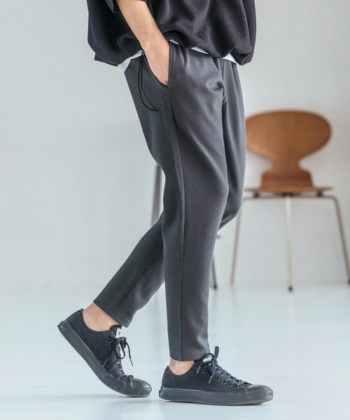 Magine(マージン)の「mp14829-Textured Ponte Fabric Easy Pants イージーパンツ(MGN-261-044)(その他パンツ・メンズ・ホワイト/チャコール/ブラック・48/46/44)」の19枚目の写真