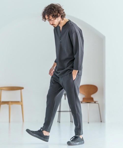 Magine(マージン)の「mp14829-Textured Ponte Fabric Easy Pants イージーパンツ(MGN-261-044)(その他パンツ・メンズ・ホワイト/チャコール/ブラック・48/46/44)」の21枚目の写真