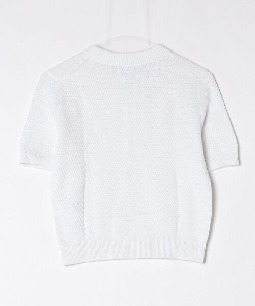 BANANA REPUBLIC FACTORY STORE（バナナリパブリック ファクトリーストア）の「BANANA REPUBLIC FACTORY STORE　　テクスチャーステッチ クロップド セーター（ニット/セーター・レディース・ホワイト/グリーン/ネイビー・M/XS/L/S）」の8枚目の写真