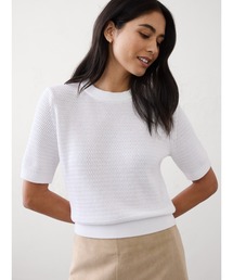 BANANA REPUBLIC FACTORY STORE テクスチャーステッチ クロップド セーター