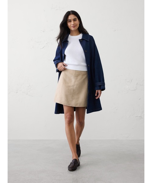 BANANA REPUBLIC FACTORY STORE（バナナリパブリック ファクトリーストア）の「BANANA REPUBLIC FACTORY STORE　　テクスチャーステッチ クロップド セーター（ニット/セーター・レディース・ホワイト/グリーン/ネイビー・M/XS/L/S）」の5枚目の写真