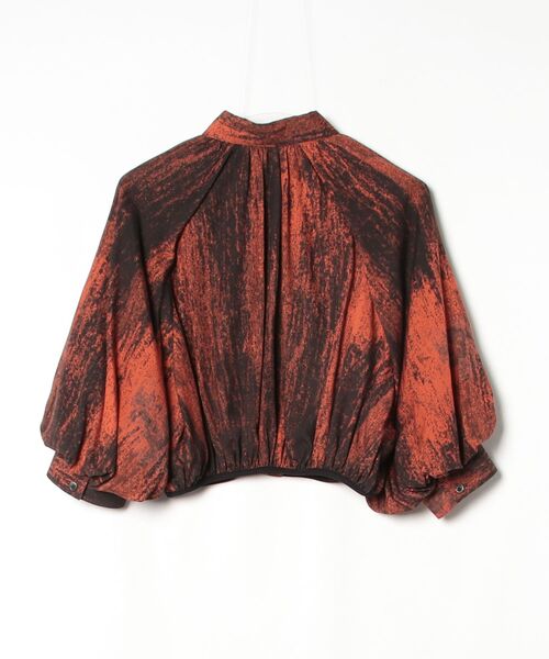 JOHN LAWRENCE SULLIVAN（ジョンローレンスサリバン）の「ALL OVER PRINT BALLOON SLEEVE BLOUSE（シャツ/ブラウス・レディース・オレンジ・MEDIUM）」の4枚目の写真