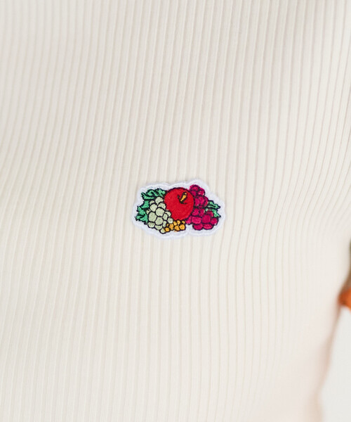 FREAK'S STORE(フリークスストア)の「FRUIT OF THE LOOM × FREAK'S STORE/フルーツオブザルーム 別注 配色メロー リブ半袖Tシャツ(Tシャツ/カットソー・レディース・レモンイエロー/オフホワイト/チャコールグレー/ネイビー/ピンク系その他・フリ-)」の17枚目の写真