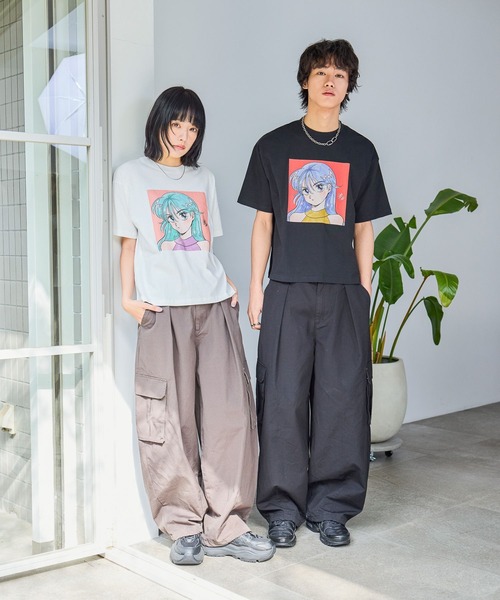 PBLIM(ページボーイリム)の「【PBLIM×島田つか沙】 stareatTシャツ《UNISEX》(Tシャツ/カットソー・レディース・ブラック/オフホワイト・MEDIUM/SMALL)」の10枚目の写真