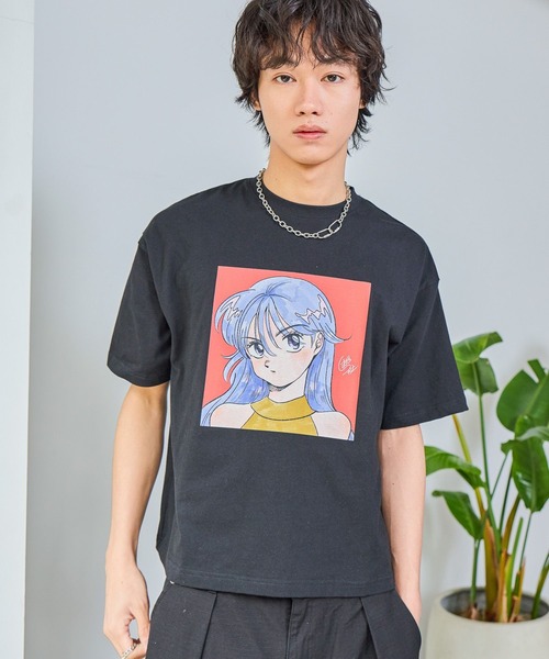 PBLIM(ページボーイリム)の「【PBLIM×島田つか沙】 stareatTシャツ《UNISEX》(Tシャツ/カットソー・レディース・ブラック/オフホワイト・MEDIUM/SMALL)」の13枚目の写真