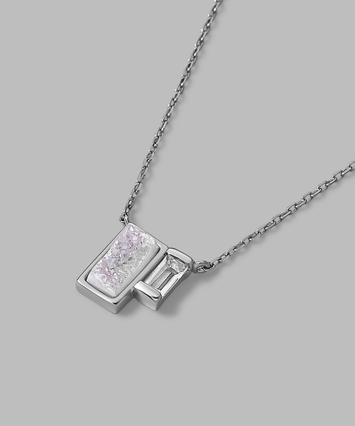 4℃（ヨンドシー）の「【The Tidal】K10ホワイトゴールド ネックレス（ネックレス・レディース・ホワイトゴールド・FREE）」の2枚目の写真