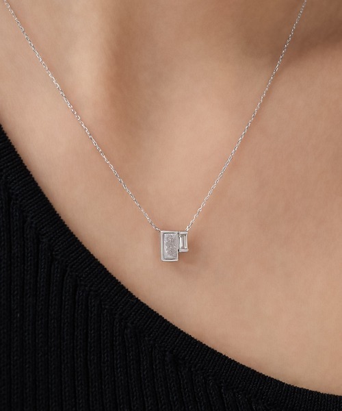 4℃（ヨンドシー）の「【The Tidal】K10ホワイトゴールド ネックレス（ネックレス・レディース・ホワイトゴールド・FREE）」の6枚目の写真