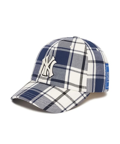 MLB(メジャーリーグベースボール)の「エムエルビー【MLB】- ニューヨーク・ヤンキース キャップ【New York Yankees CHECK UNSTRUCTURE BALL CAP NAVY 3ACPC142N】(キャップ・メンズ・ネイビー・ONE SIZE)」の4枚目の写真