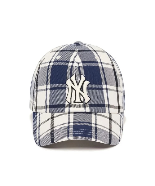 MLB(メジャーリーグベースボール)の「エムエルビー【MLB】- ニューヨーク・ヤンキース キャップ【New York Yankees CHECK UNSTRUCTURE BALL CAP NAVY 3ACPC142N】(キャップ・メンズ・ネイビー・ONE SIZE)」の5枚目の写真