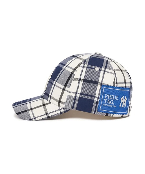 MLB(メジャーリーグベースボール)の「エムエルビー【MLB】- ニューヨーク・ヤンキース キャップ【New York Yankees CHECK UNSTRUCTURE BALL CAP NAVY 3ACPC142N】(キャップ・メンズ・ネイビー・ONE SIZE)」の6枚目の写真