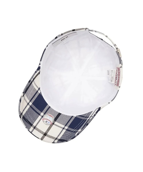 MLB(メジャーリーグベースボール)の「エムエルビー【MLB】- ニューヨーク・ヤンキース キャップ【New York Yankees CHECK UNSTRUCTURE BALL CAP NAVY 3ACPC142N】(キャップ・メンズ・ネイビー・ONE SIZE)」の8枚目の写真