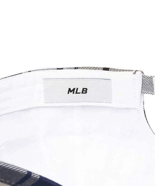 MLB(メジャーリーグベースボール)の「エムエルビー【MLB】- ニューヨーク・ヤンキース キャップ【New York Yankees CHECK UNSTRUCTURE BALL CAP NAVY 3ACPC142N】(キャップ・メンズ・ネイビー・ONE SIZE)」の9枚目の写真