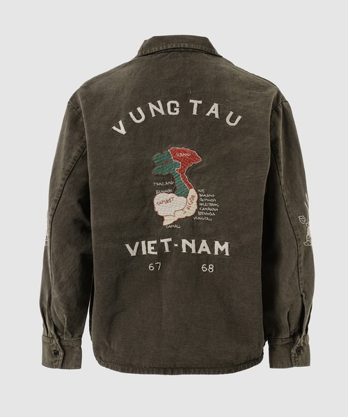 BOW WOW(バウワウ)の「VIETNAM JACKET AGED(その他アウター・メンズ・ブラック・L/XL)」の2枚目の写真