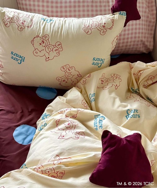 Casselini（キャセリーニ）の「Casselini HOME(キャセリーニ ホーム)【Care Bears[TM]】布団カバー（寝具・レディース・アイボリー/グリーン/ピンク・FREE）」の21枚目の写真