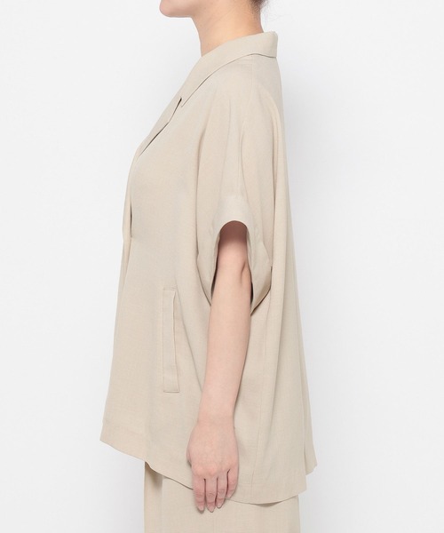 LOWRYS FARM（ローリーズファーム）の「バスケットダブルジャケット 637608（テーラードジャケット・レディース・ブラウン/チャコールグレー/アイボリー/ネイビー/ベージュ・LARGE/MEDIUM）」の12枚目の写真