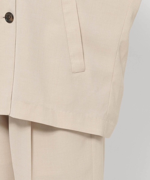 LOWRYS FARM（ローリーズファーム）の「バスケットダブルジャケット 637608（テーラードジャケット・レディース・ブラウン/チャコールグレー/アイボリー/ネイビー/ベージュ・LARGE/MEDIUM）」の17枚目の写真