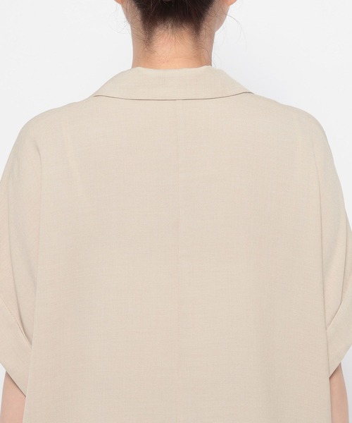 LOWRYS FARM（ローリーズファーム）の「バスケットダブルジャケット 637608（テーラードジャケット・レディース・ブラウン/チャコールグレー/アイボリー/ネイビー/ベージュ・LARGE/MEDIUM）」の18枚目の写真