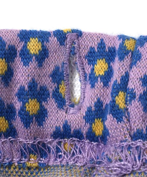 apres les cours(アプレレクール)の「【リンク】フラワージャガードビスチェ・フレアパンツセット(セットアップ・キッズ・ベージュ/ブルー・140/130/120/110/100/90)」の14枚目の写真