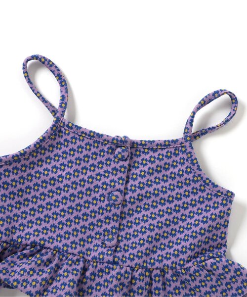 apres les cours(アプレレクール)の「【リンク】フラワージャガードビスチェ・フレアパンツセット(セットアップ・キッズ・ベージュ/ブルー・140/130/120/110/100/90)」の9枚目の写真